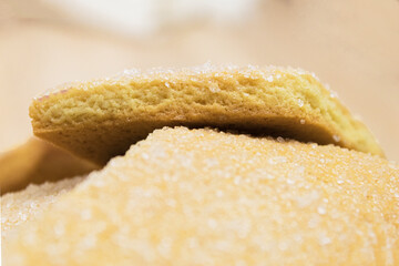 Delicious homemade cookies at home