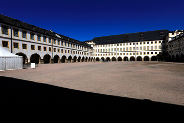 Fototapeta premium Castle, Castle Friedenstein, Art collection, Duke, Schlossplatz, Gotha, Thuringia, Germany, Europe
