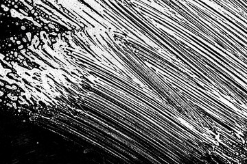 Obraz premium Suds bubble shampoo texture. White soap liquid foam on black background. Abstract water grunge in bath. Macro soft surface detergent pattern.