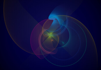 背景　模様　円形