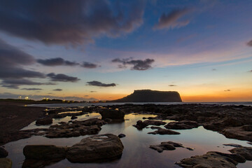 Seongsan Ilchulbong ㄴunrise in jeju island