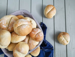 Fresh home made roll - food