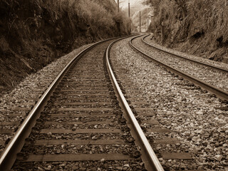 Railway Railroad Line Train 
