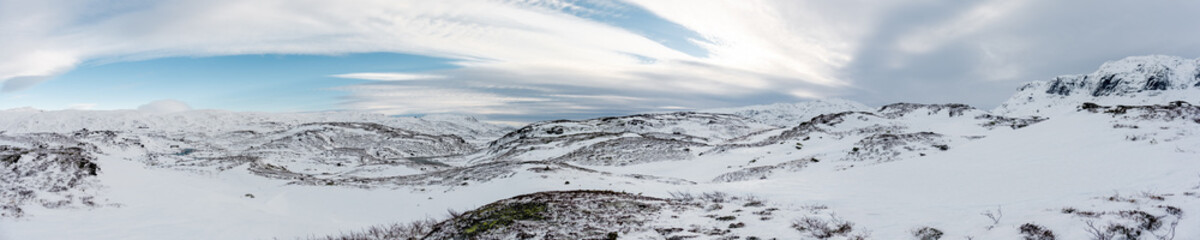 Winterpanorama Norwegen