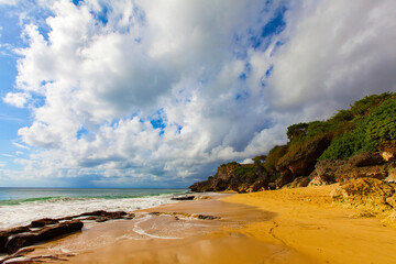 Secret Jimbaran beach near Pura Tengal Wangi, Bali, Indonesia