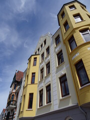 Fototapeta na wymiar historisch Häuser in Bremen