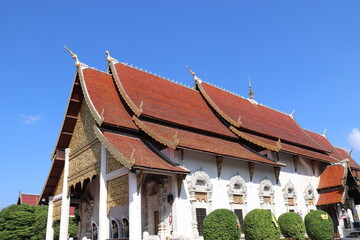 Pagode du Wat Chedi Luang à Chiang Mai, Thaïlande