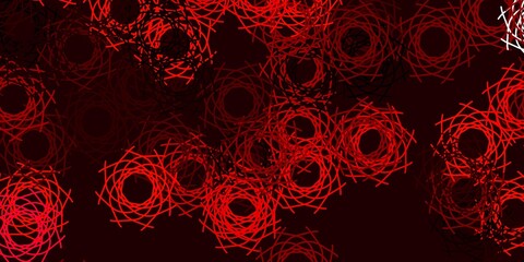 Light Red vector background with random forms.