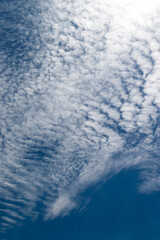 Fototapeta premium Beautiful blue cloudy sky