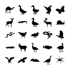 
Wild Animals Icons Set
