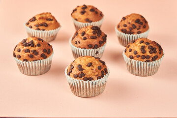 Modern chocolate muffins