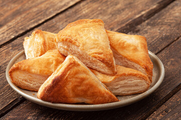 Burekas filled with feta cheese