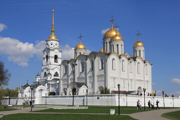 Fototapeta na wymiar Russian Orthodox Church in Vladimir