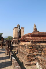 Fototapeta premium Temple&nbsp;du parc historique de Sukhothaï, Thaïlande