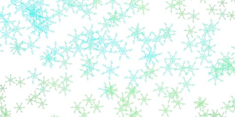 Light Green vector background with bows.