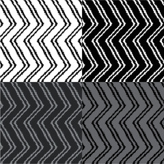 Seamless geometric vector zig zag pattern 
