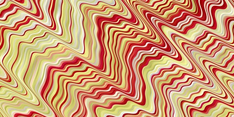 Dark Multicolor vector background with lines. Abstract illustration with gradient bows. Pattern for ads, commercials.