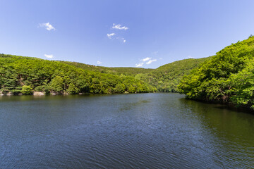 Fototapeta premium Urlaub in Deutschland Eifel Rursee