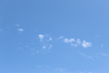 blue sky with clouds
