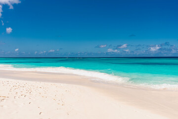 Fototapeta na wymiar island of Anguilla in the Caribbean sea