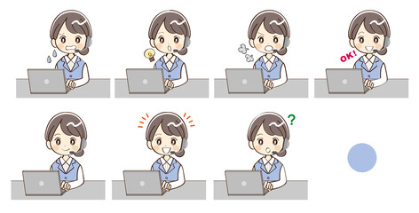 女性、コールセンター、パソコン、まとめ