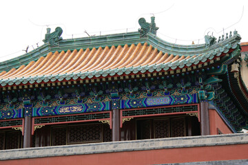 Naklejka premium buddhist temple in chengde (china)