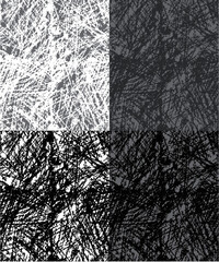 Grunge texture background. Set of vector seamless  patterns. 