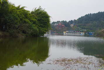 lake in the park