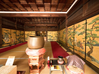 Interior del Templo Nanzen-ji, en Kioto, Japón