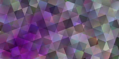 Obraz premium Light Purple vector backdrop with lines, rhombus.