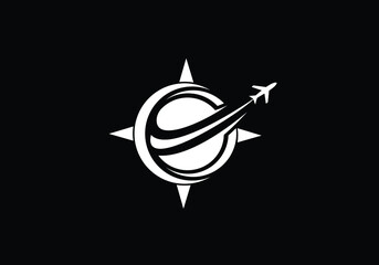Aviation Letter A Logo, Aviation logo, Flying symbol. Flight icon