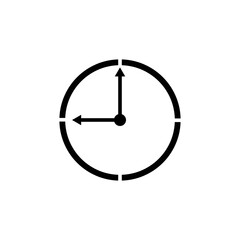 time illustration icon logo vector