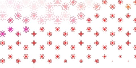 Light Red vector background with wry lines.