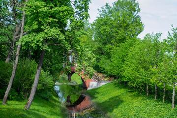 Tsarskoye Selo. Cross Bridge