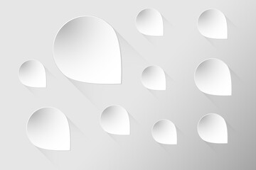 Vector Blank White cycle and corner