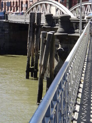 Br&uuml;cken in Hamburgs "Speicherstadt"