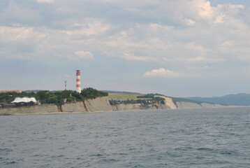 lighthouse on the sea