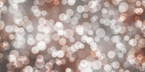 Light Red vector pattern with spheres. Colorful illustration with gradient dots in nature style. Pattern for websites.