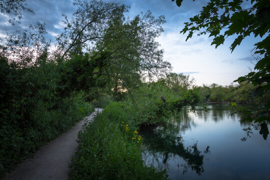 Brooklands Lake in Dartford.