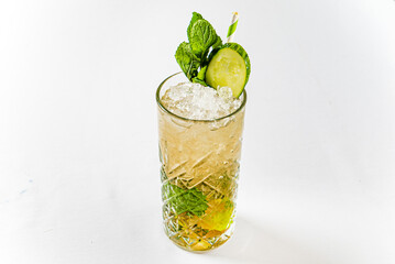 cocktail on the white background