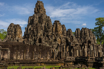 Fototapeta na wymiar Bayon temple, Angkor Wat, Siam Reap, Cambodia