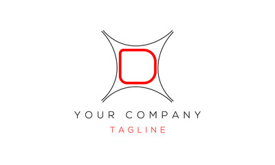 Letter D Logo Design, Creative Modern Icon D