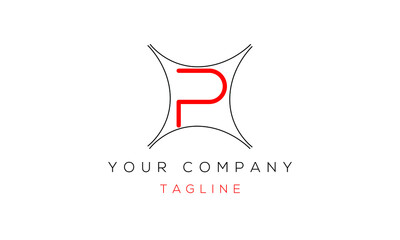 Letter P Logo Design, Creative Modern Icon P