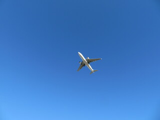 Beautiful photo of a plane landing at the airport taking land