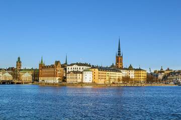Fototapeta premium View of Riddarholmen, Stockholm, Sweden