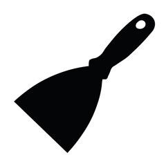 Trowel for repairs. Vector image