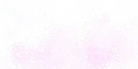 Fototapeta na wymiar Light Pink, Yellow vector texture with memphis shapes.
