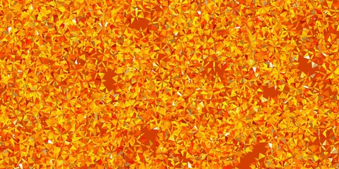 Light Yellow vector backdrop with xmas snowflakes.