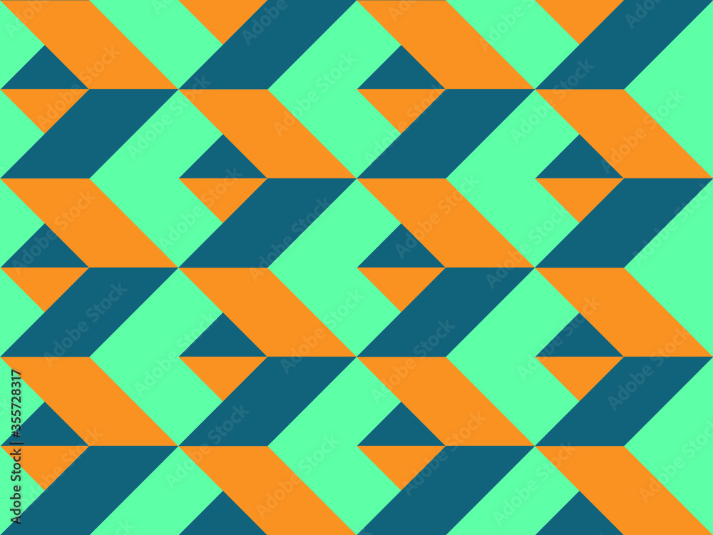 Poster image without seams. beautiful pattern on a summer theme. pattern consisting of holes and isometry. 