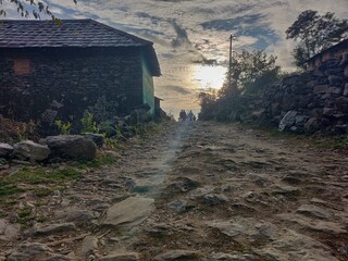 house in the mountains